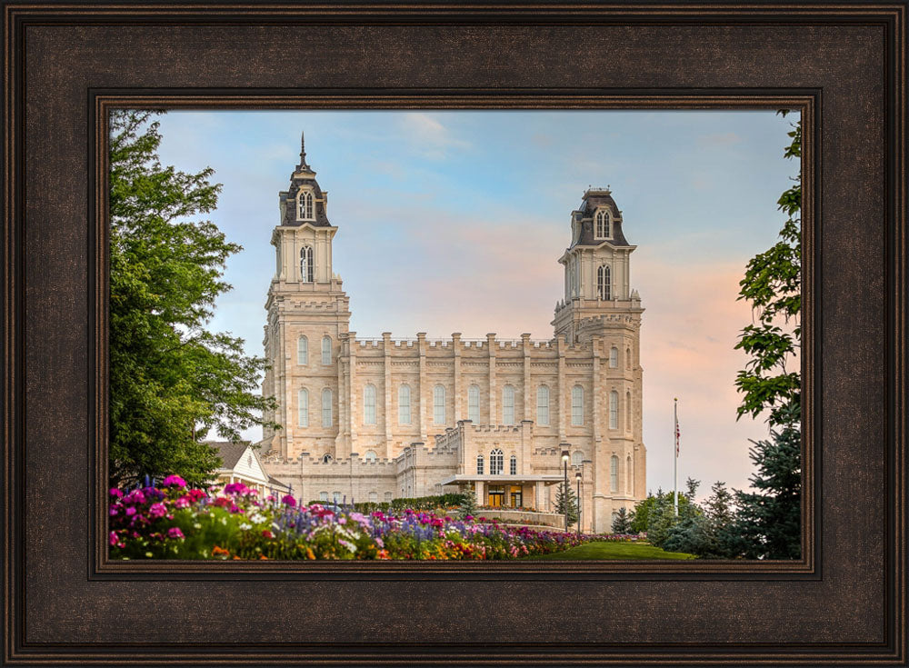 Manti Temple - Flower Garden