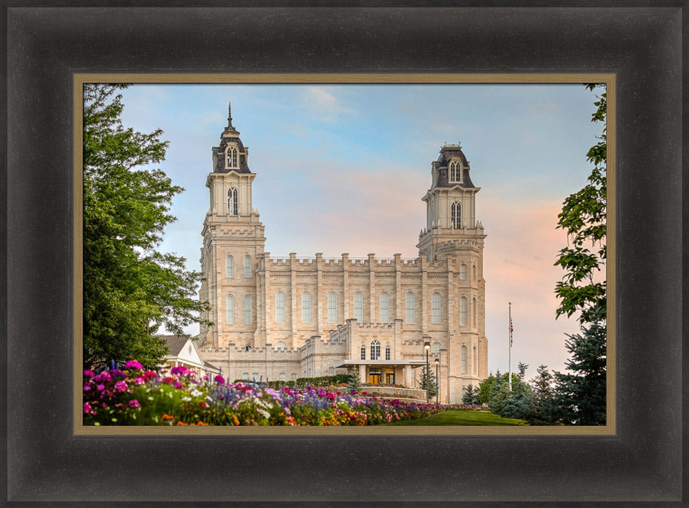 Manti Temple - Flower Garden