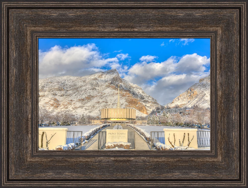 Provo Temple - In Winter