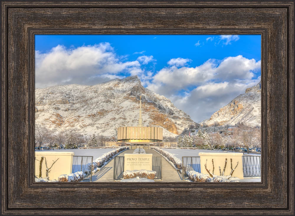 Provo Temple - In Winter