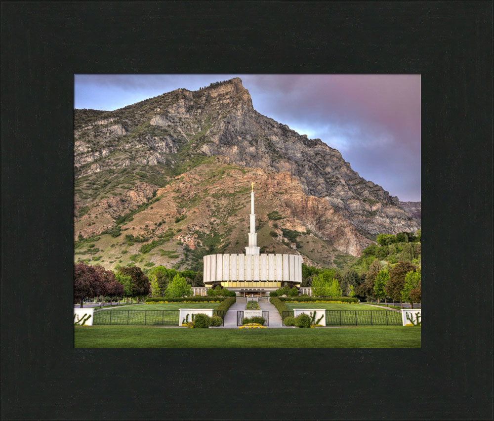 Provo Temple - Summer Mountains