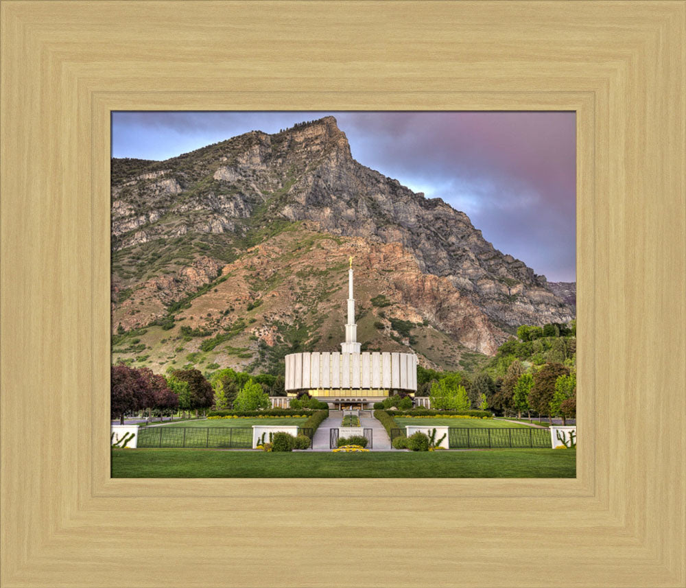 Provo Temple - Summer Mountains