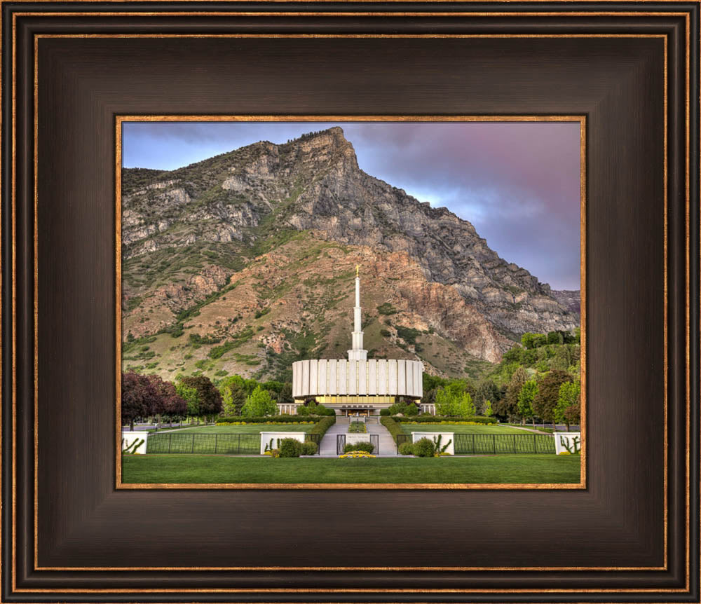 Provo Temple - Summer Mountains