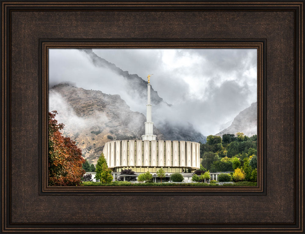 Provo Temple - Foggy Mountains