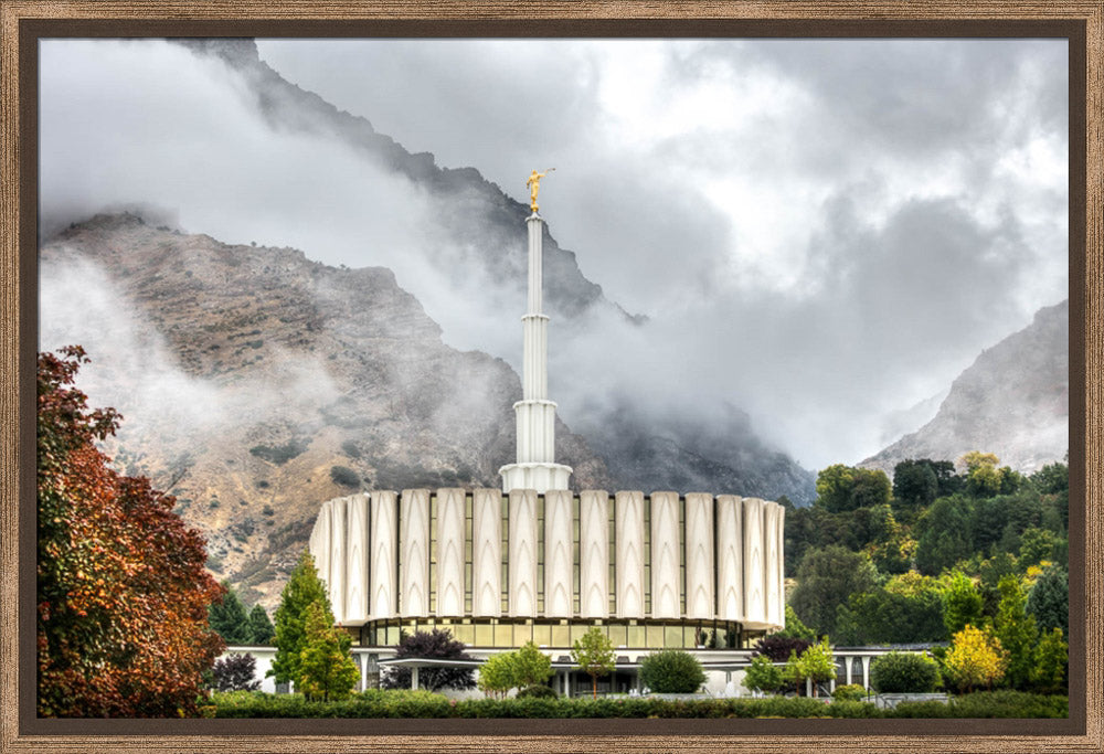 Provo Temple - Foggy Mountains