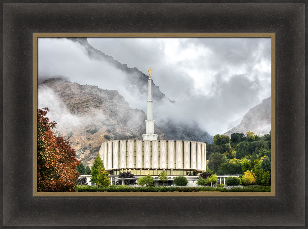 Provo Temple - Foggy Mountains