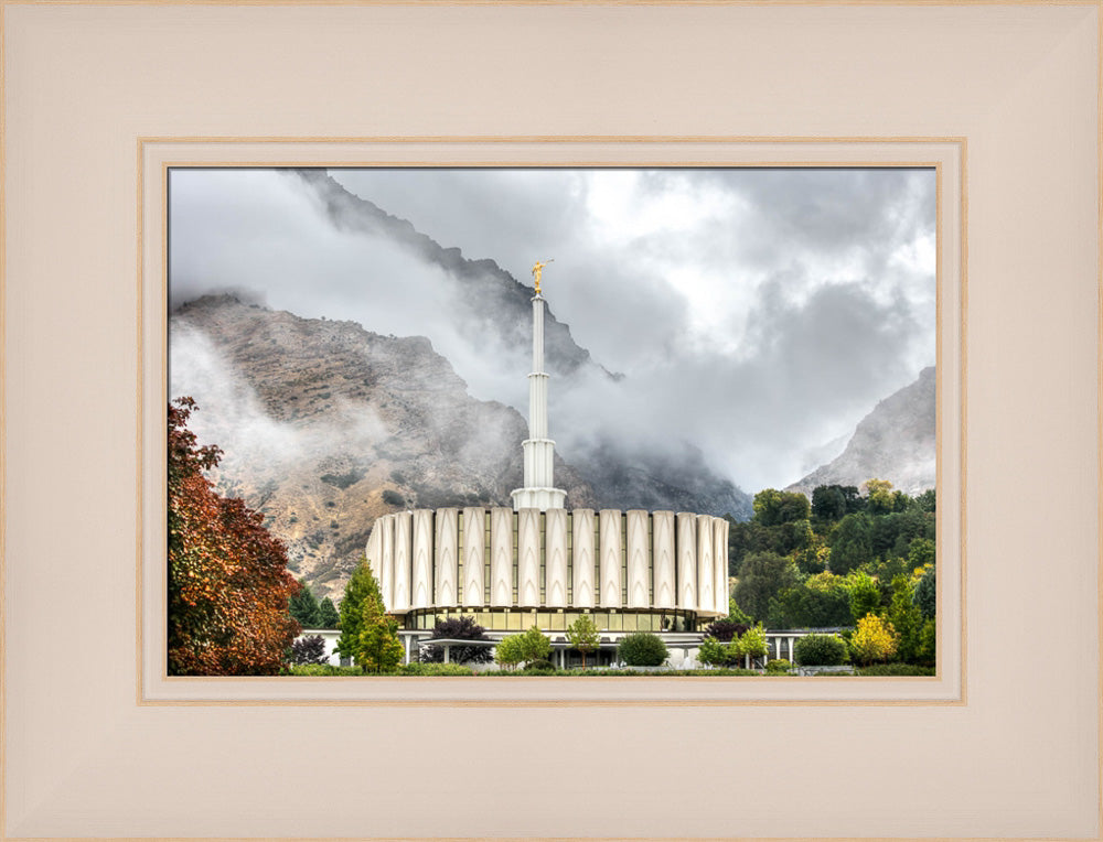 Provo Temple - Foggy Mountains
