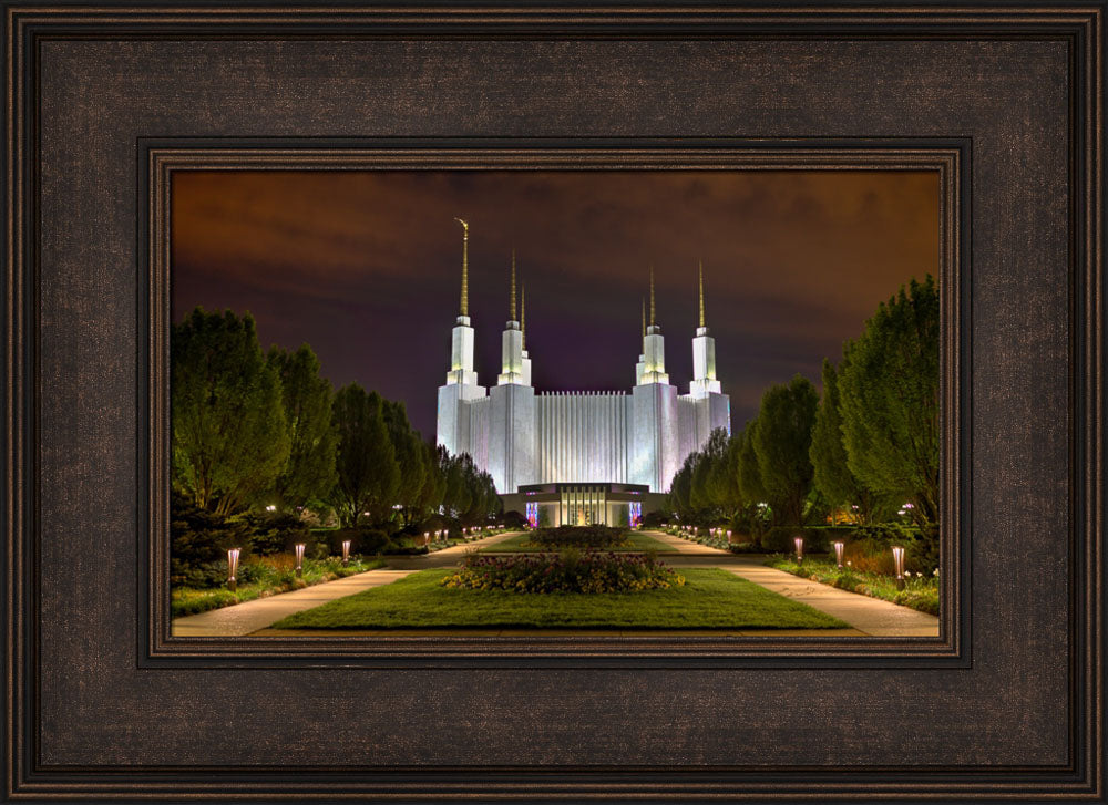 Washington DC Temple - At Night