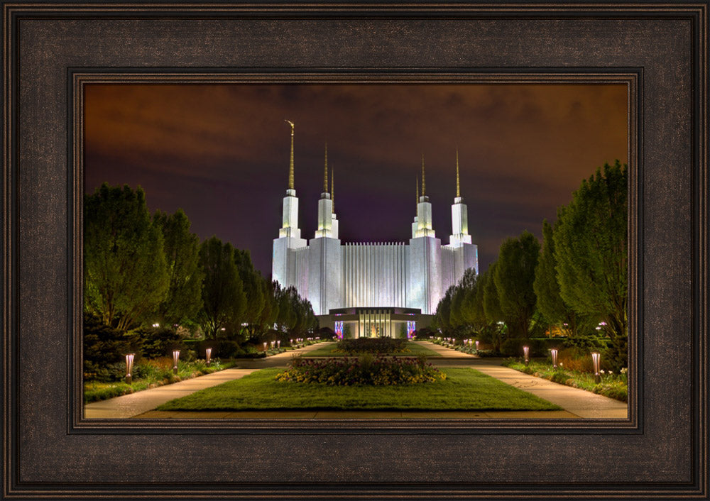 Washington DC Temple - At Night