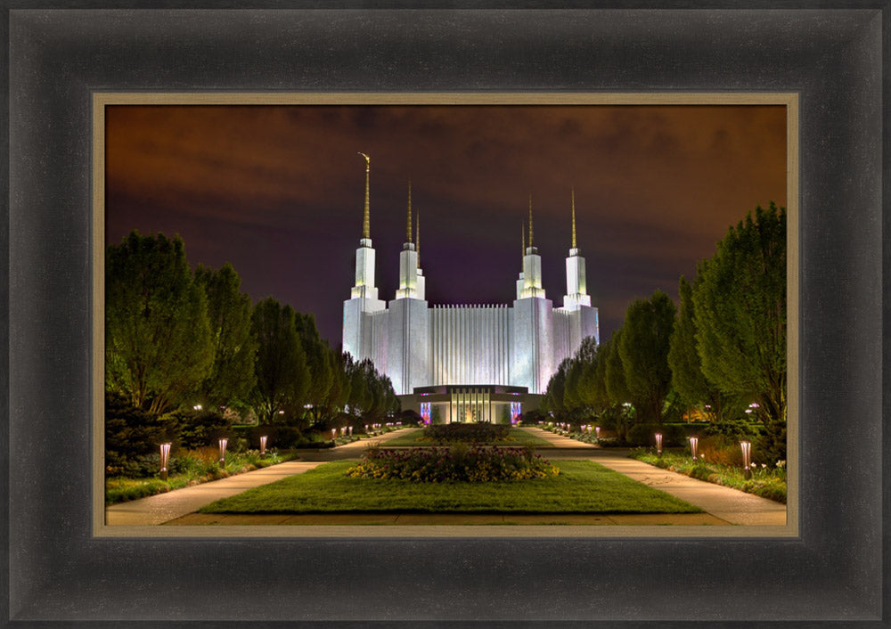 Washington DC Temple - At Night