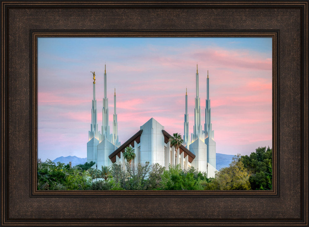 Las Vegas Temple - Pink Sunset