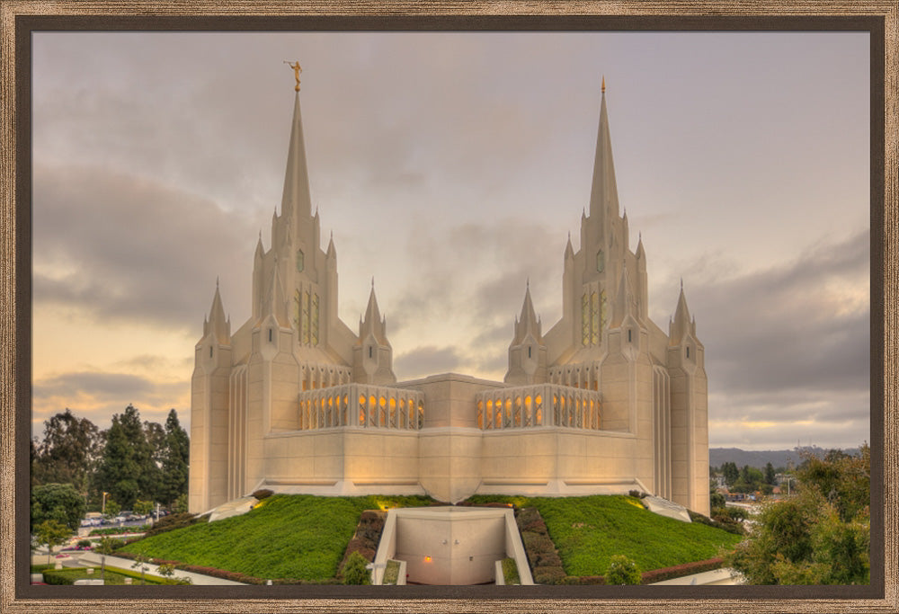 San Diego Temple - Evening Sunset