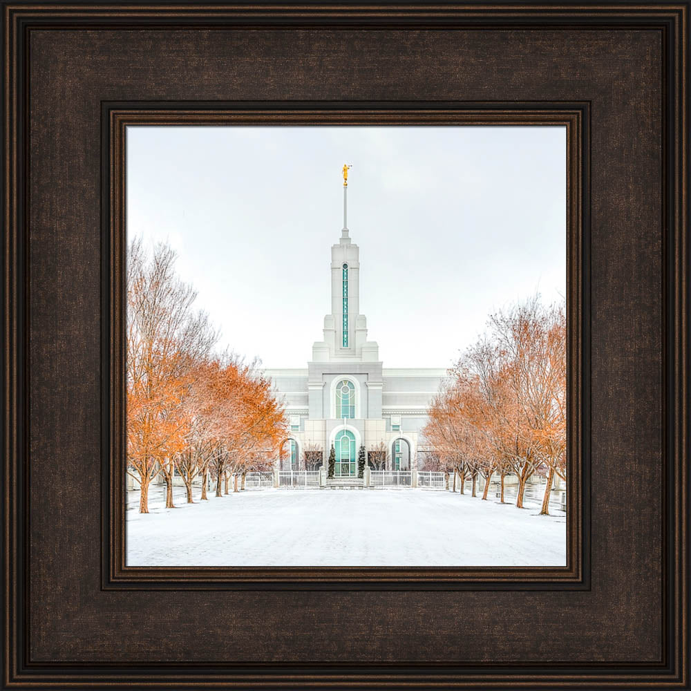 Mount Timpanogos Temple - First Snowstorm