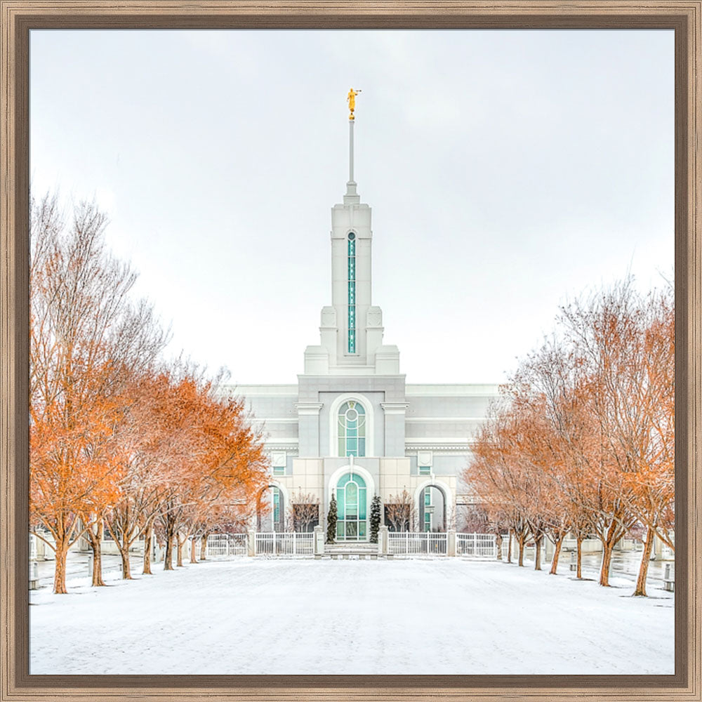 Mount Timpanogos Temple - First Snowstorm
