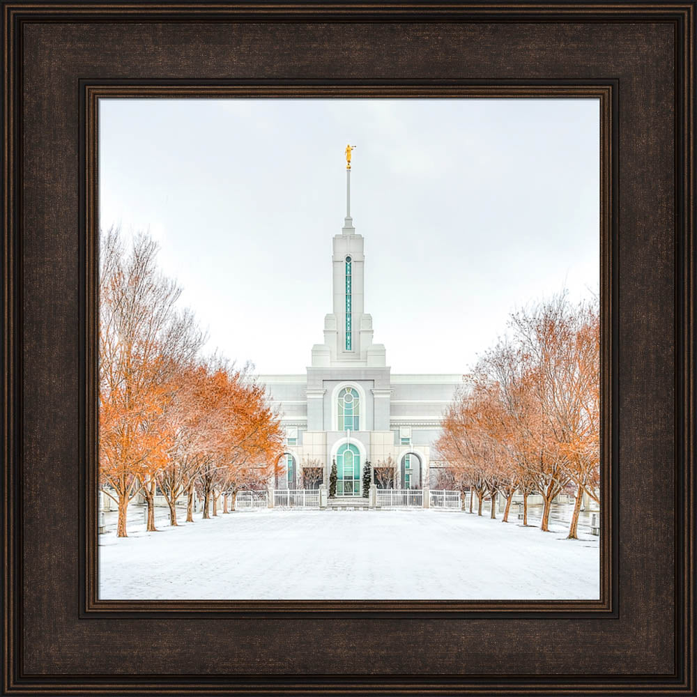Mount Timpanogos Temple - First Snowstorm