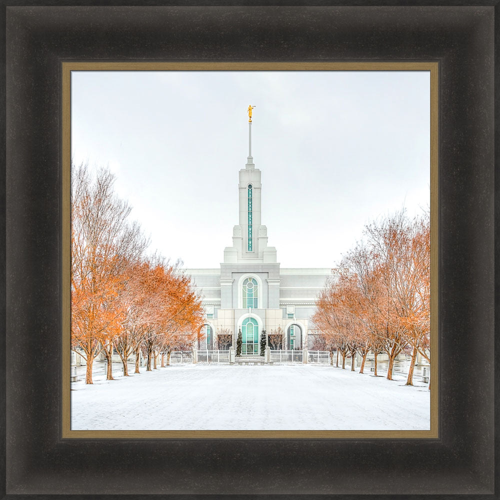 Mount Timpanogos Temple - First Snowstorm