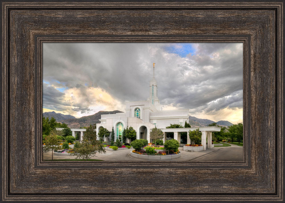 Mount Timpanogos Temple - Summer Mountains