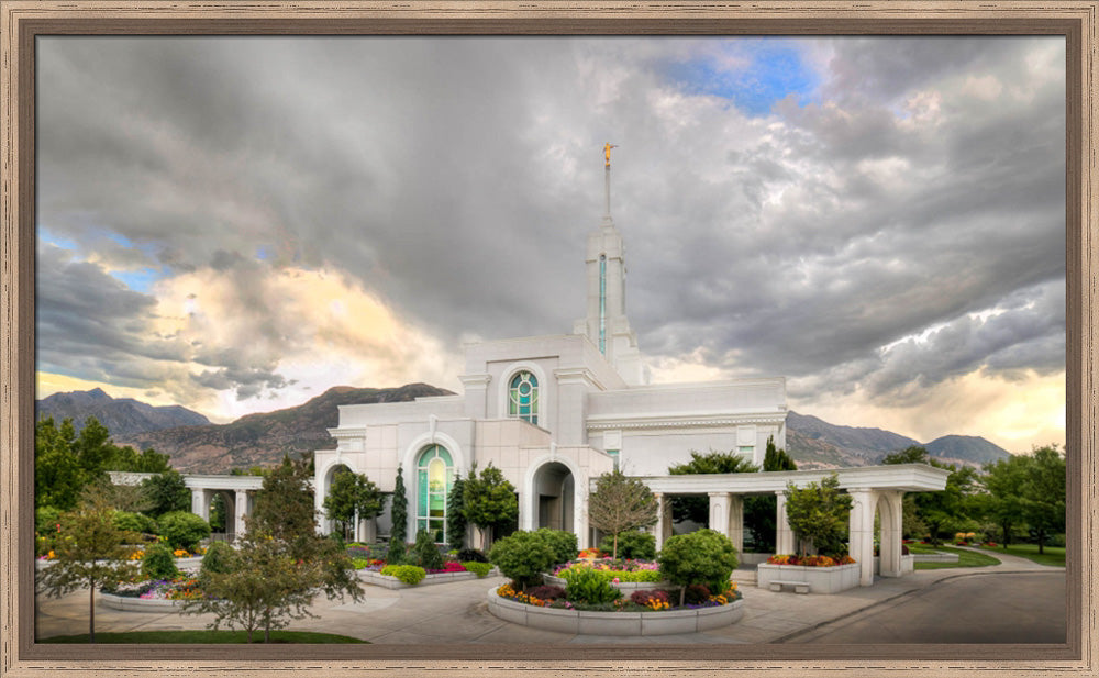 Mount Timpanogos Temple - Summer Mountains