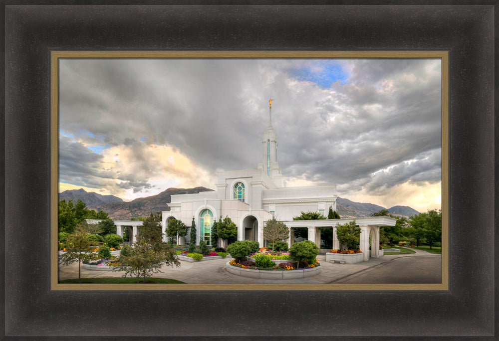 Mount Timpanogos Temple - Summer Mountains