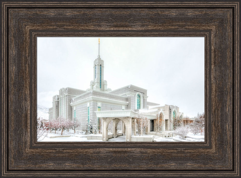 Mount Timpanogos Temple - Angled Whiteout