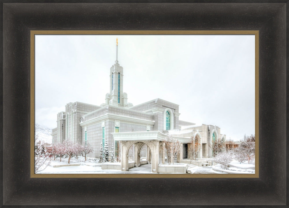 Mount Timpanogos Temple - Angled Whiteout