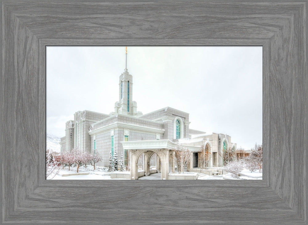 Mount Timpanogos Temple - Angled Whiteout