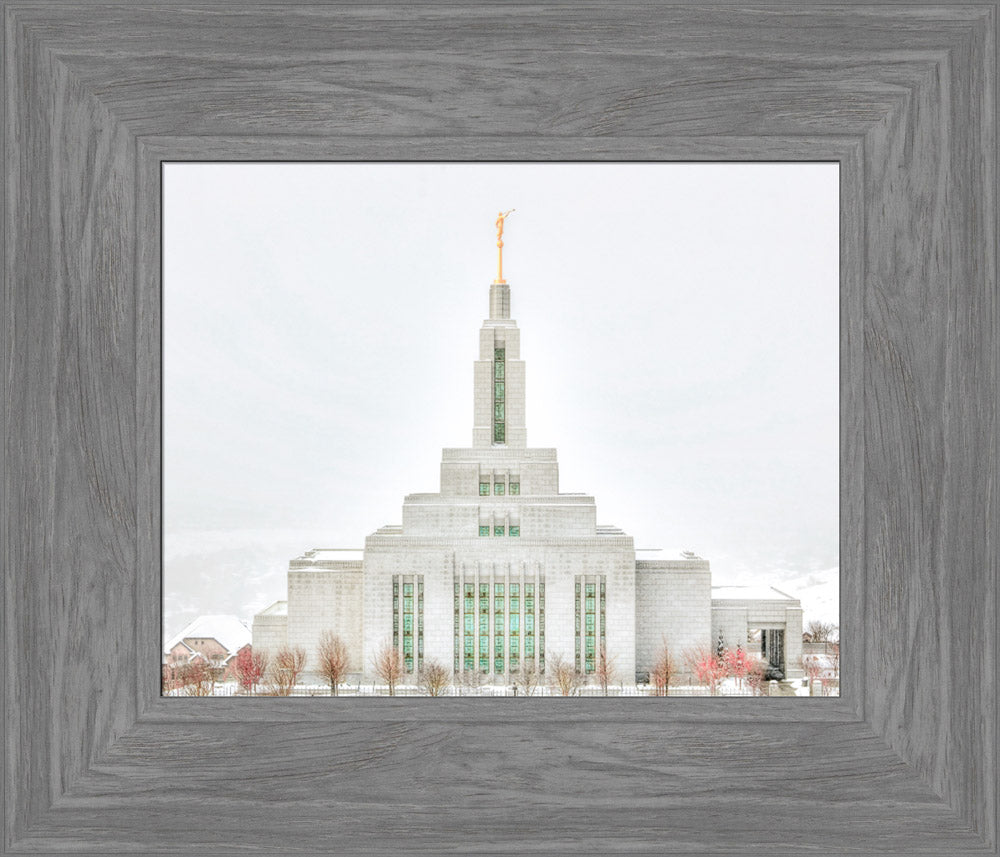 Draper Temple - Before the Snowstorm