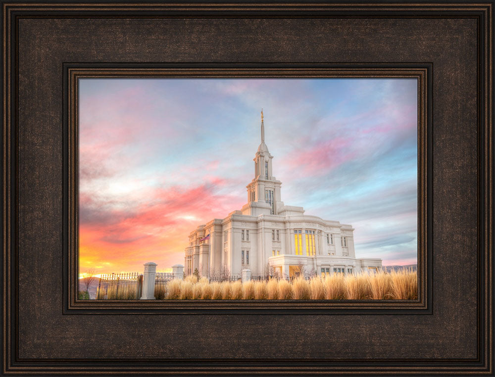 Payson Temple - Sunset