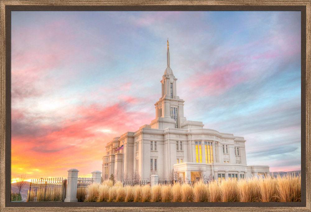 Payson Temple - Sunset