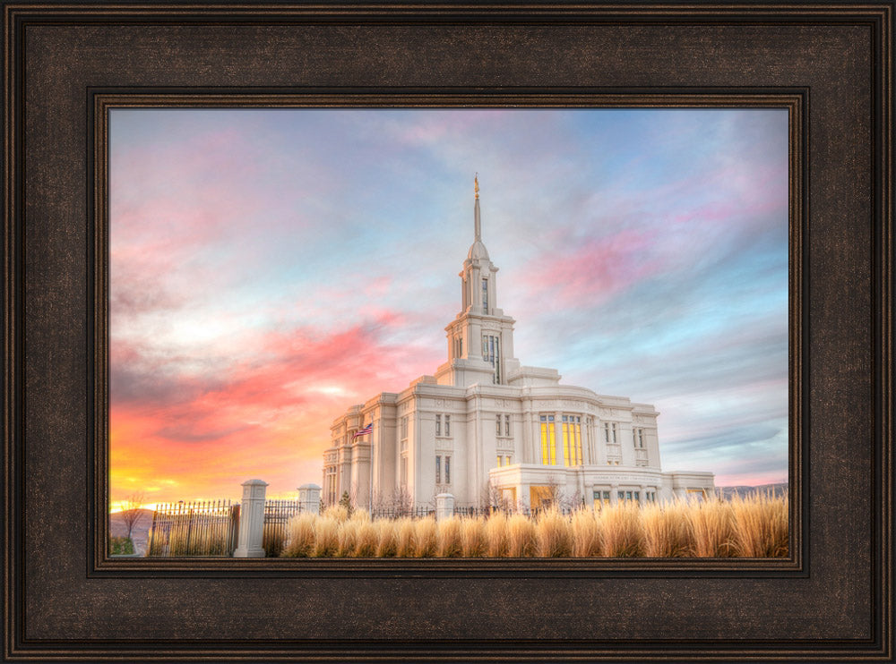 Payson Temple - Sunset