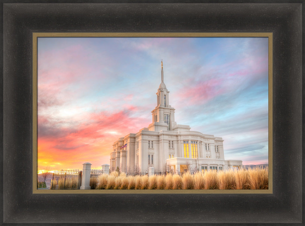 Payson Temple - Sunset