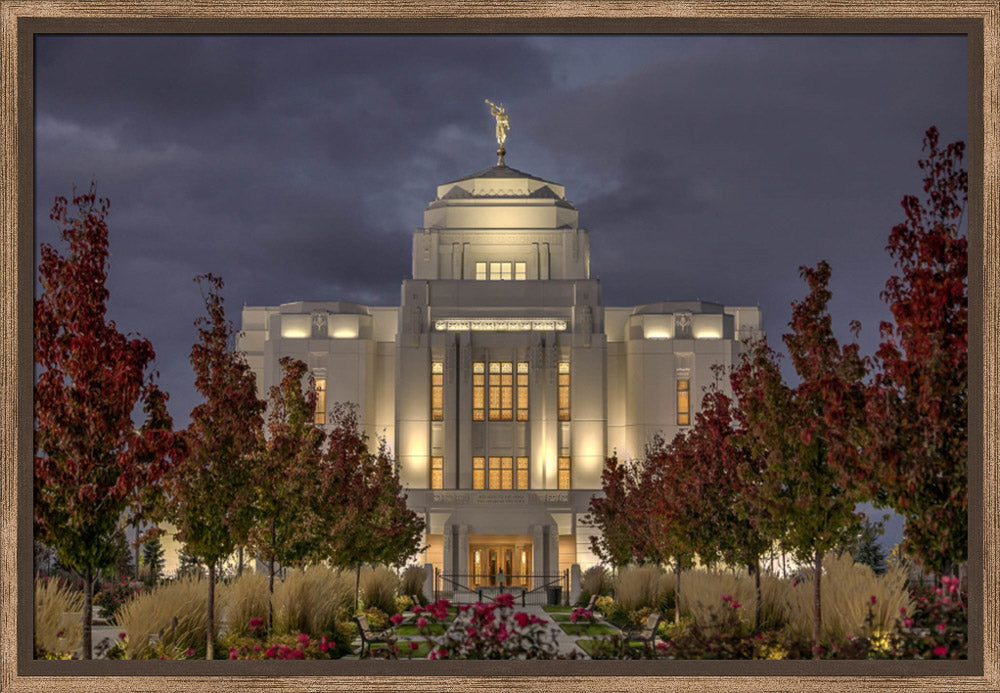 Meridian Temple - Night Lights
