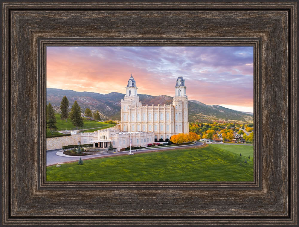 Manti Utah Temple - Greater Heights by Lance Bertola