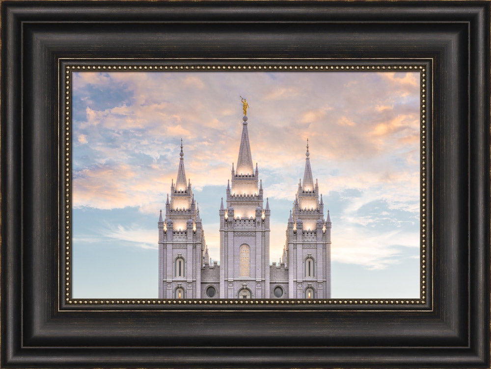 Salt Lake City Utah Temple - Guiding Lights by Lance Bertola