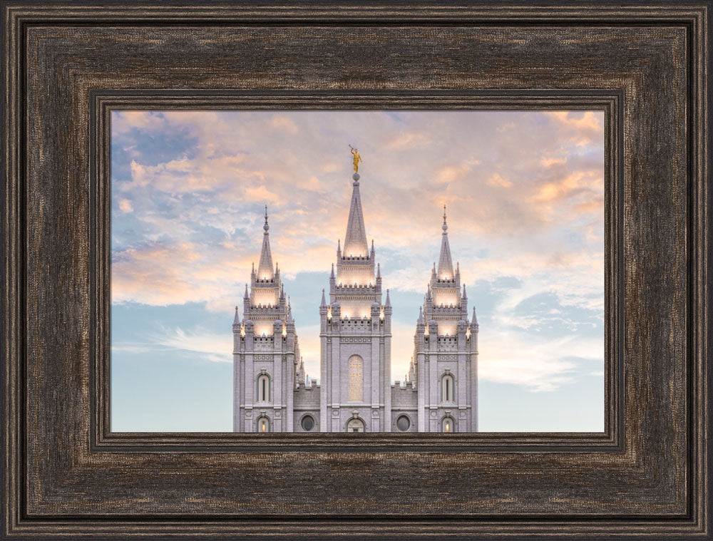 Salt Lake City Utah Temple - Guiding Lights by Lance Bertola