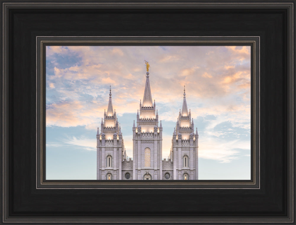 Salt Lake City Utah Temple - Guiding Lights by Lance Bertola