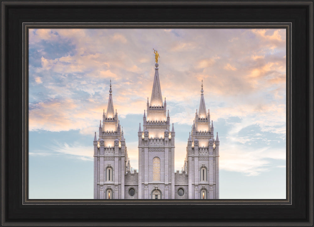Salt Lake City Utah Temple - Guiding Lights by Lance Bertola