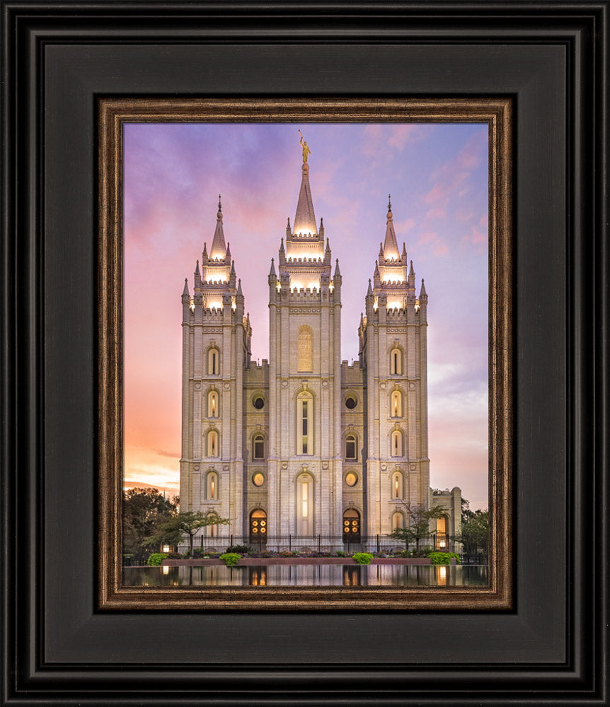 Salt Lake City Temple - Glimmer of Hope by Lance Bertola