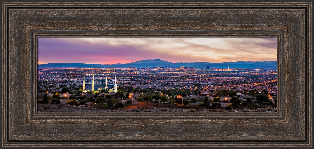 Las Vegas Nevada Temple - Contrasting by Lance Bertola