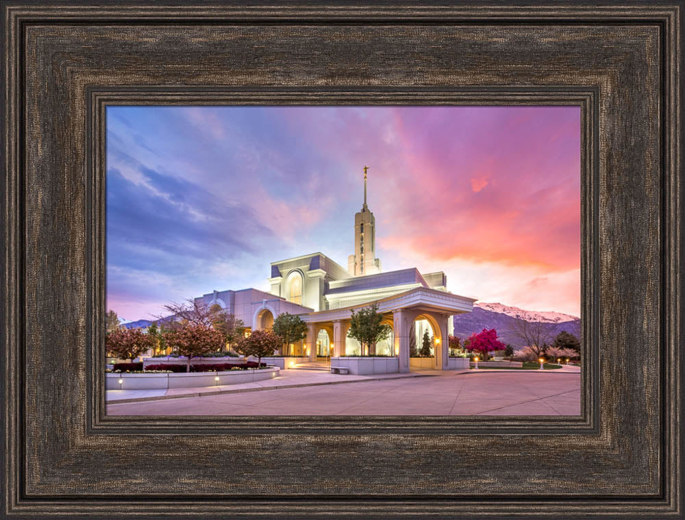 Mount Timpanogos Temple - Resplendent Hope by Lance Bertola