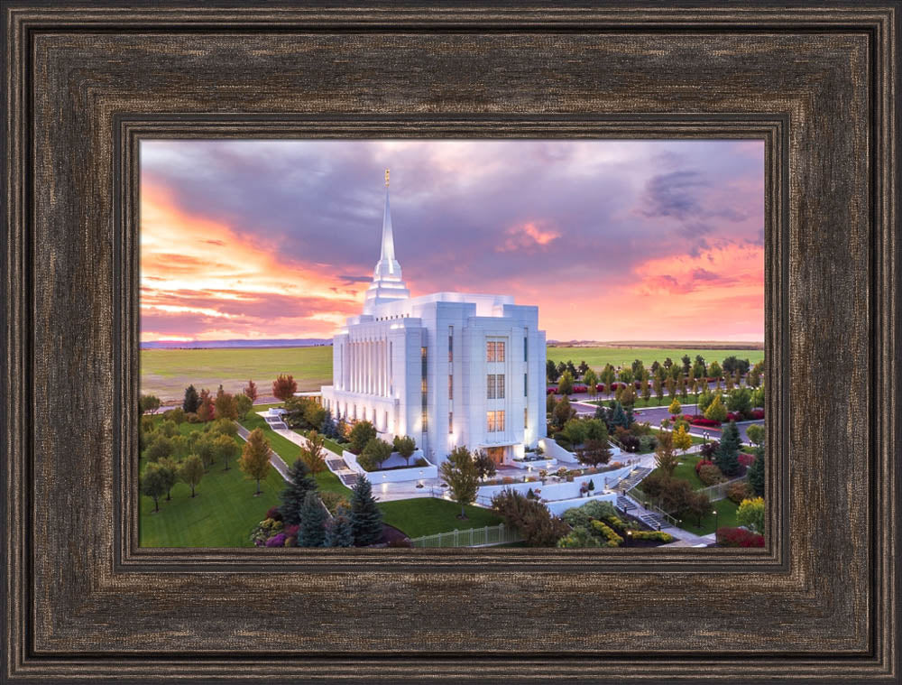 Rexburg Idaho Temple - Greater Heights by Lance Bertola