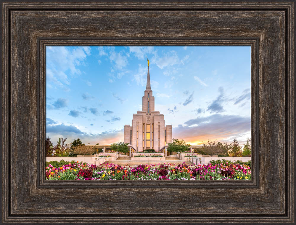 Oquirrh Mountain Temple - Beauty of Creation by Lance Bertola