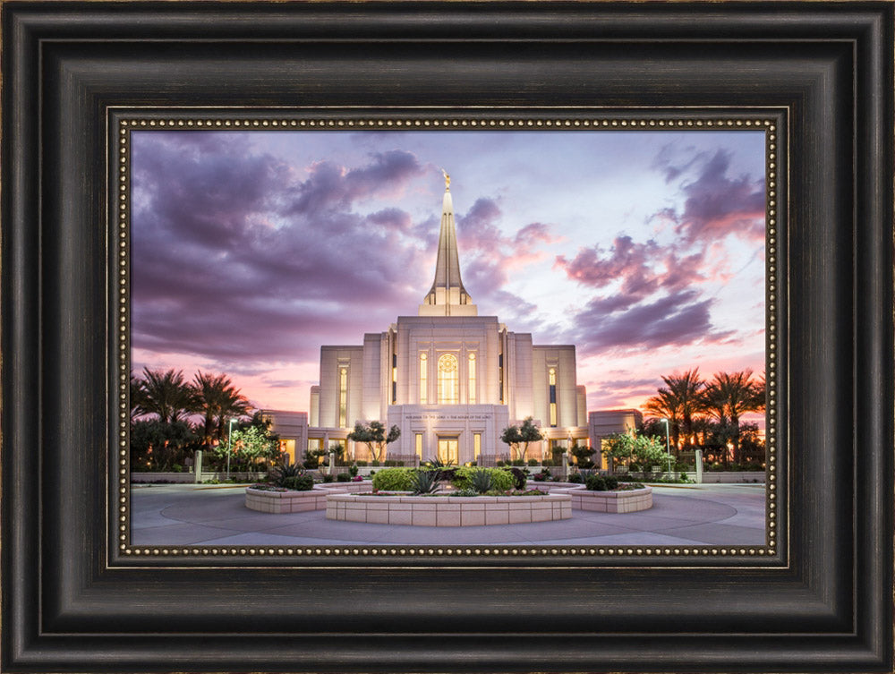Gilbert Arizona Temple - Entrance by Lance Bertola