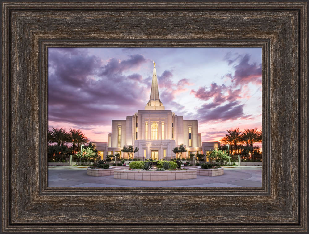 Gilbert Arizona Temple - Entrance by Lance Bertola