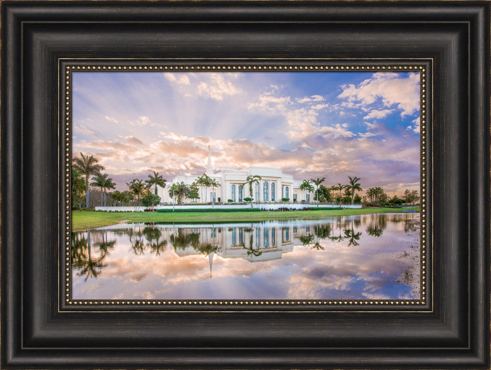 Fort Lauderdale Florida Temple - Rays of Light by Lance Bertola