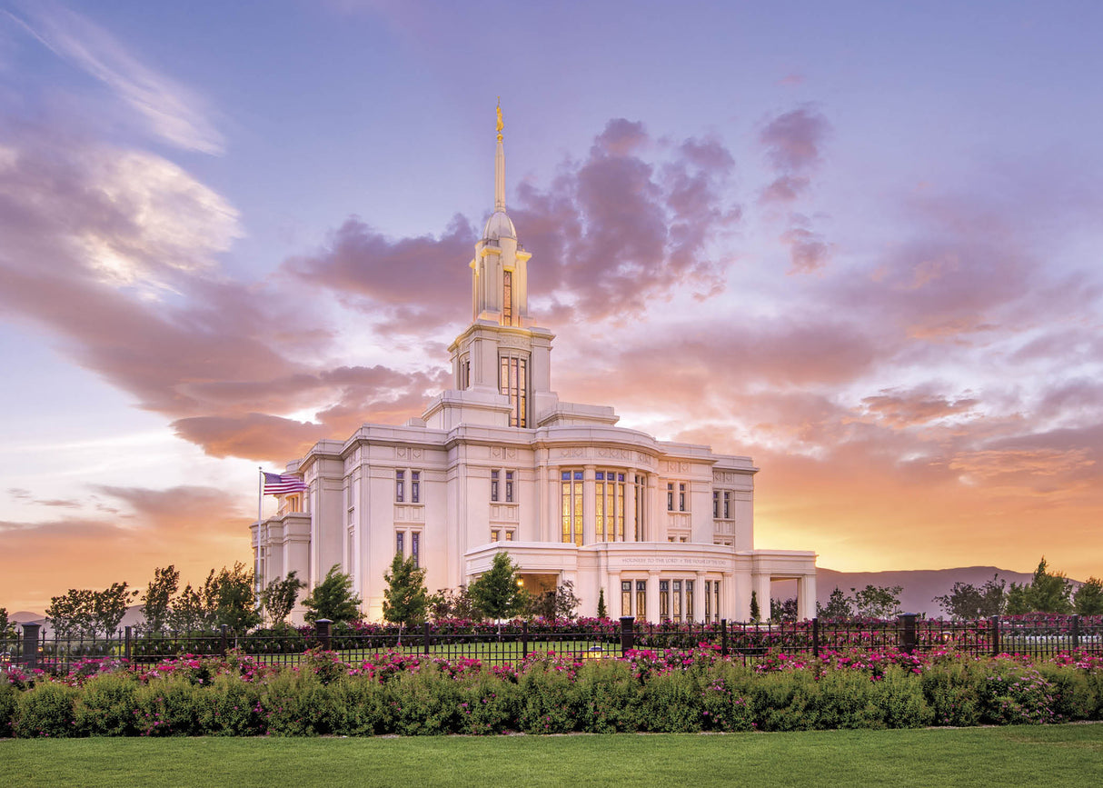 Payson Temple - Lasting Luster 5x7 print