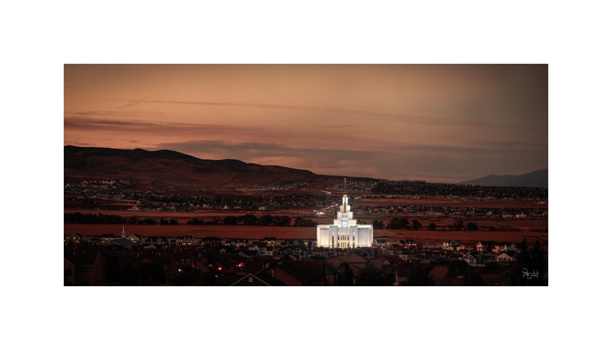 Saratoga Springs Utah Temple- Abide With Me