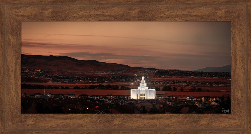 Saratoga Springs Utah Temple- Abide With Me