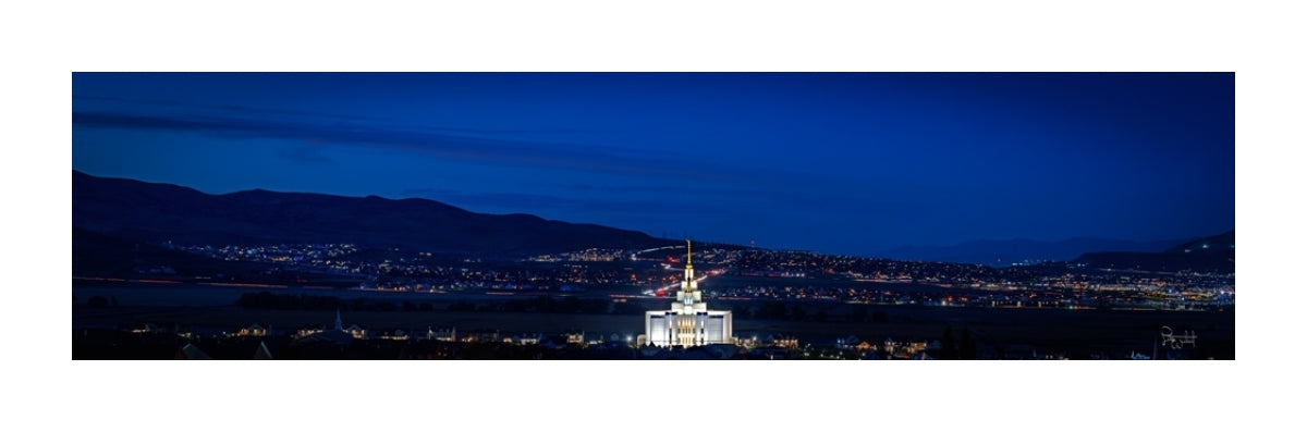Saratoga Springs Utah Temple- Tis Eventide