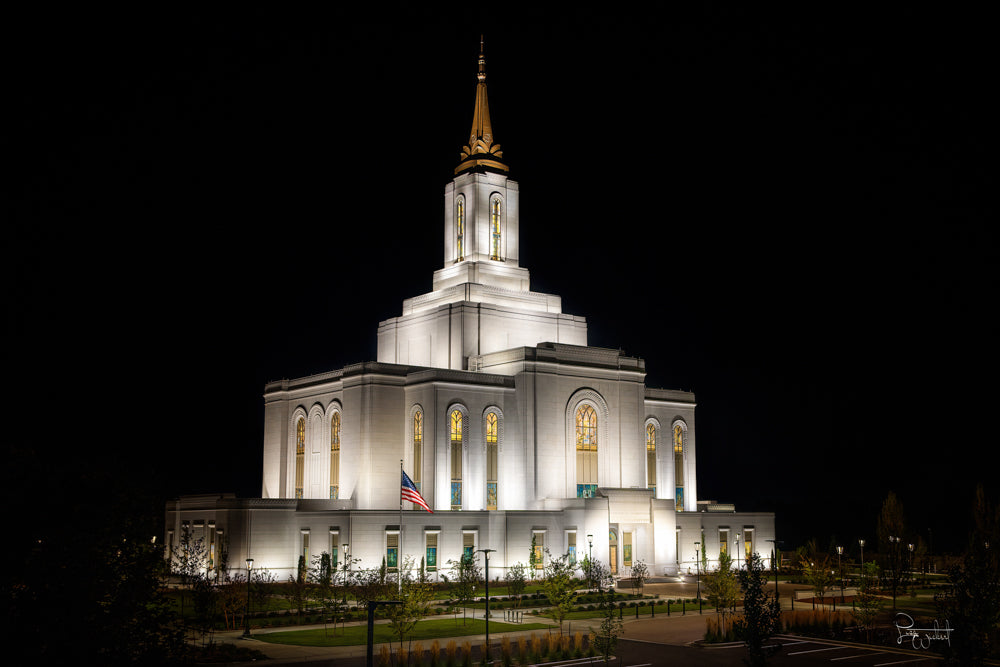 Orem Temple- Behold…. Our Fathers House - 8x12 giclee paper print